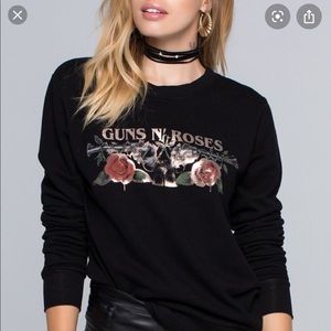 Daydreamer Guns & Roses sweatshirt size M